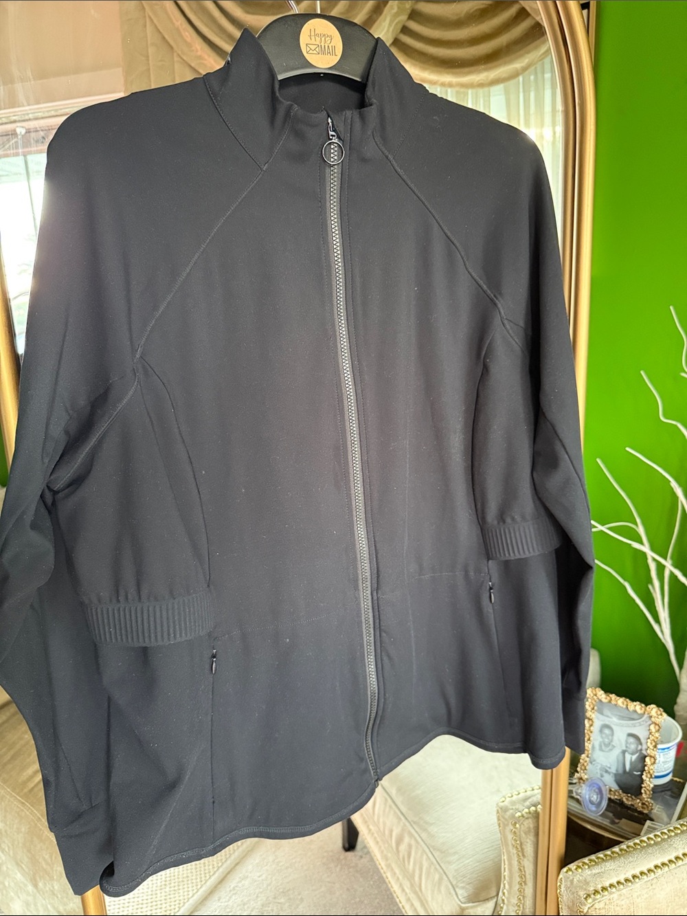 Fabletics Women’s 1X Black Full Zip Athletic’s Jacket